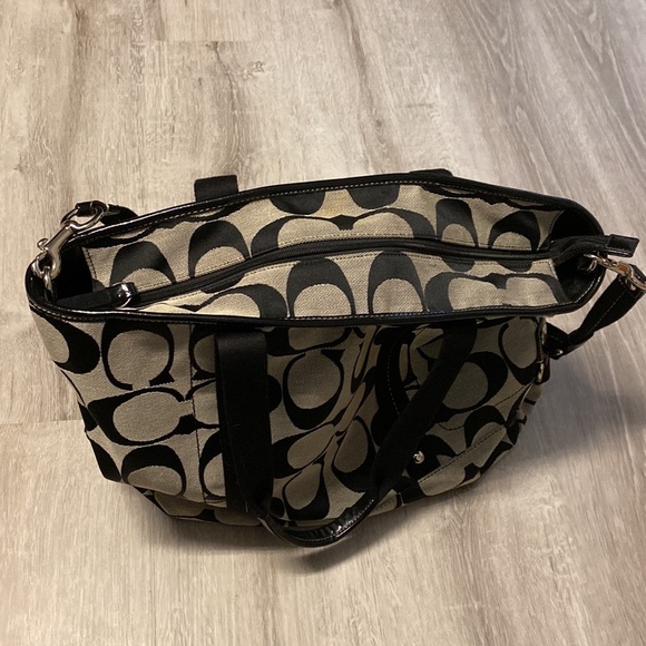 Coach Monogram Shoulder Bag with Removable Crossbody Strap - Picture 6 of 13